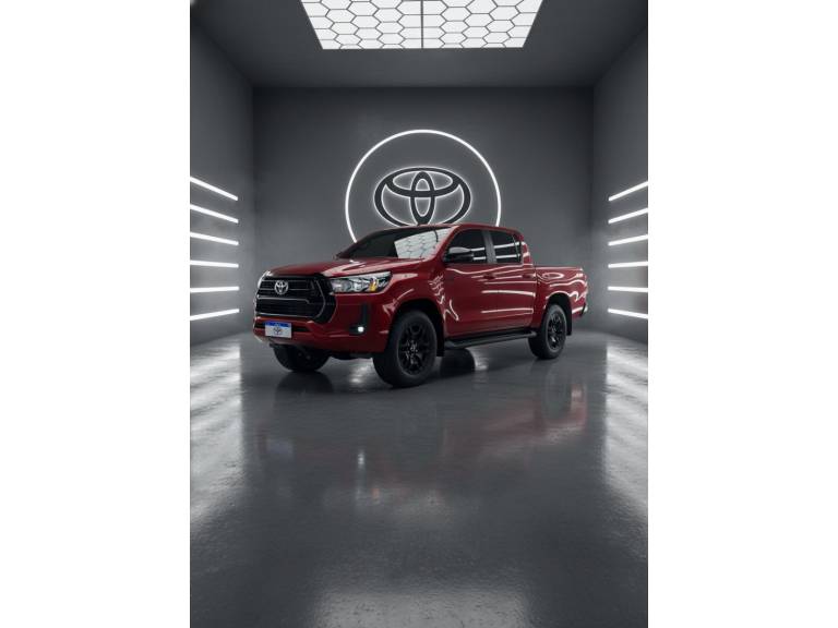 TOYOTA - HILUX - 2020/2021 - Vermelha - R$ 206.900,00