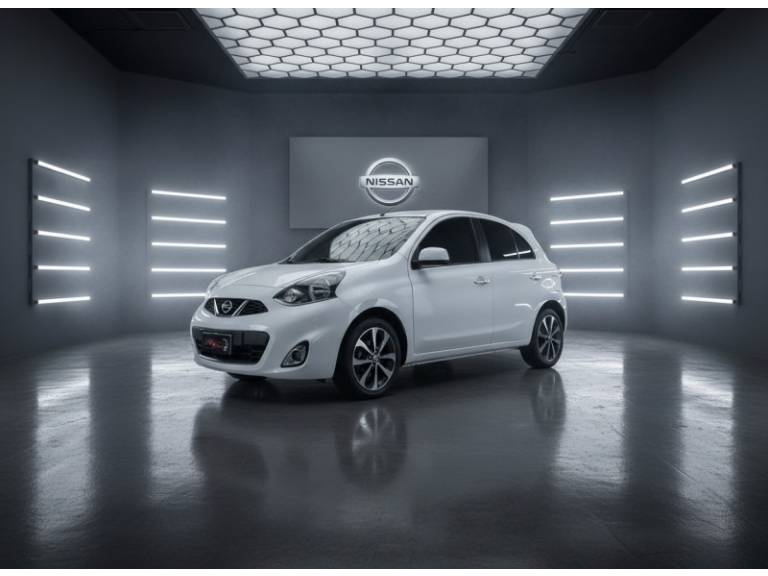 NISSAN - MARCH - 2016/2017 - Branca - R$ 53.900,00