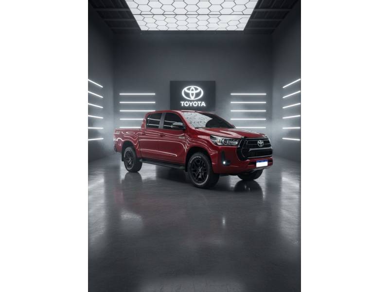 TOYOTA - HILUX - 2020/2021 - Vermelha - R$ 206.900,00