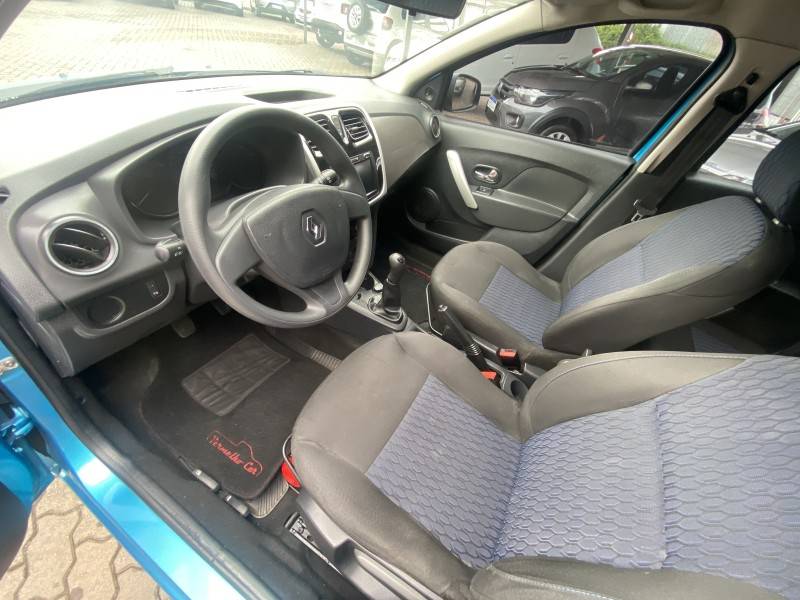 RENAULT - SANDERO - 2014/2015 - Azul - R$ 37.900,00