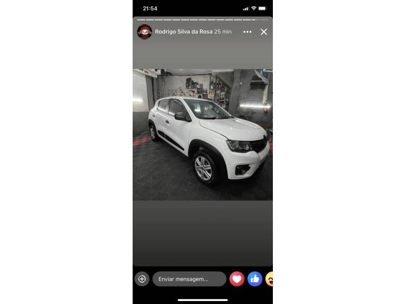 RENAULT - KWID - 2018/2019 - Branca - R$ 35.900,00