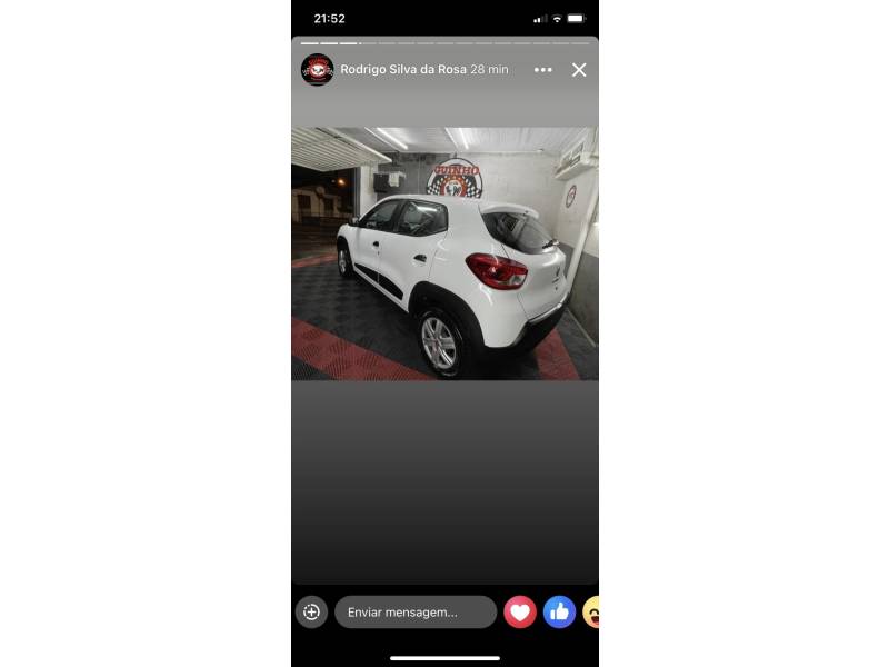 RENAULT - KWID - 2018/2019 - Branca - R$ 35.900,00